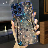 Glow In The Dark Butterfly Design Case for iPhone
