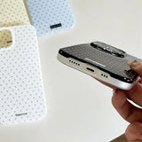 INS polka dots Shockproof Case for iPhone