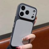 Luxury Matte Leather Hard  Phone Case For iPhone