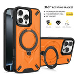 360° Rotating Bracket Shockproof Magnetic Case for iPhone