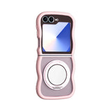360 ° Rotating Bracket Protective Magnetic Wave Case for Samsung Galaxy Z Flip