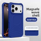 Water Ripple Silicone Magnetic Soft Shockproof  Case For iPhone