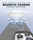 New Magnetic Official Liquid Silicone Case For iPhone