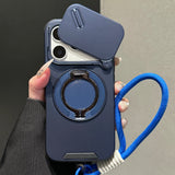 Drop-proof case with sliding camera cover For iPhone