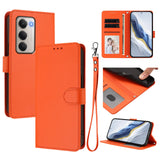 Solid Color Magnetic Flip Wallet Leather Case For iPhone