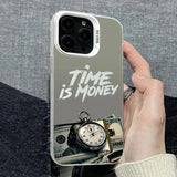 Time is money Pattern Shockproof  Case For iPhone