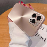 Luxury Laser Aurora CD Pattern Matte Case For iPhone