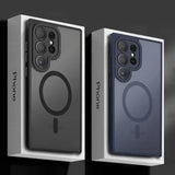 Magnetic Luxury Matte Phone Case For Samsung Galaxy
