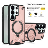 Magnetic Wireless Charge Mecha Shockproof Cover For Samsung