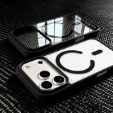 Luxury Transparent Magnetic Clear Case For iPhone