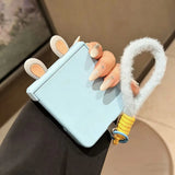 Cute Fox ears Cover Hinge Protection Case for Samsung Z Flip