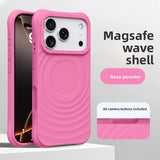 Water Ripple Silicone Magnetic Soft Shockproof  Case For iPhone