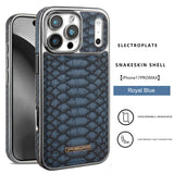Luxury Fashion Snake-Patterned Leather Case For iPhone
