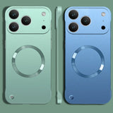 Ultra Thin for Magnetic Matte PC Frameless Phone Cases for IPhone