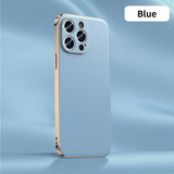 Luxury Ultra Thin Shockproof leather Case For iPhone
