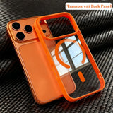 Luxury Transparent Magnetic Clear Case For iPhone