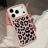 Leopard print Shockproof Silicone Bumper Soft  Case For iPhone
