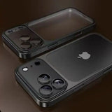 Luxury Plating Color PC Transparent Case For iPhone