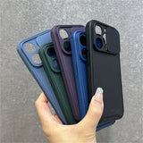 Luxury Slide Camera For Magnetic Armor Case For iPhone