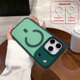 Full Camera Anti-knock Anti-fingerprint Shell Magnetic Case For iPhone