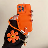 Fashion Down Jacket Lanyard Phone Case for IPhone