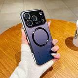 Magnetic Gradient Glass Case For iPhone
