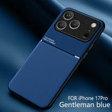 Leather Matte Magnetic Case For iPhone