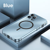 Aluminum Alloy Magnetic Protective Case (MagSafe Compatible) For iPhone