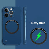 Ultra Thin Frameless Magnetic Case For iPhone