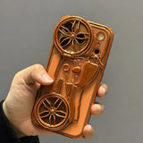 Luxury Transparent Motorcycle Camera Bracket Stand Case for iPhone