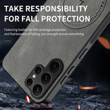 Leather Texture Magnetic Case For Samsung Galaxy S26