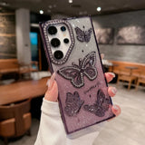Gradient Butterfly Phone Case For Samsung Galaxy