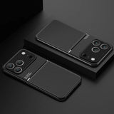 Leather Matte Magnetic Case For iPhone
