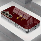 Vibrant Red Cheetah Print Shockproof Case For Samsung