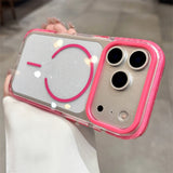 Luxury Glitter Clear For Magnetic Shockproof TPU  Case for iPhone