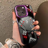 Ultra-Thin Hard Poker Case  for Iphone