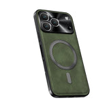 Magnetic Luxury Business Leather Case  For iphone