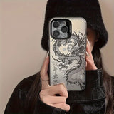 Dragon pattern print Case for iPhone