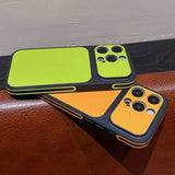 Luxury Matte Leather Hard  Phone Case For iPhone