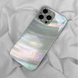 Luxury Color Gradient Tempered Glass Case For iPhone