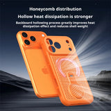 360° Rotating Ring Holder Magnetic Mesh Heat Dissipation Case for iPhone
