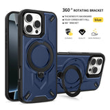 360° Rotating Bracket Shockproof Magnetic Case for iPhone