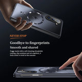 Magnetic Matte Phone Case For Samsung Galaxy Z Fold
