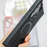 Luxury Matte Folding Magnetic Stand Phone Case For Samsung S26