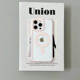 Luxury Original  Magnetic Transparent Case For iPhone