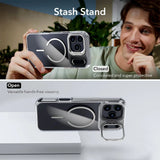 Original For Magnetic Invisible Lens Stand Holder Case For iPhone