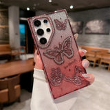 Gradient Butterfly Phone Case For Samsung Galaxy