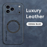Luxury Leather Magnetic Case For iPhone