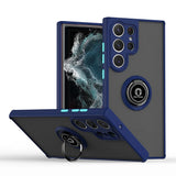 Luxury Matte Armour Magnetic Stand Phone Case For Samsung S26