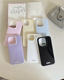 INS polka dots Shockproof Case for iPhone